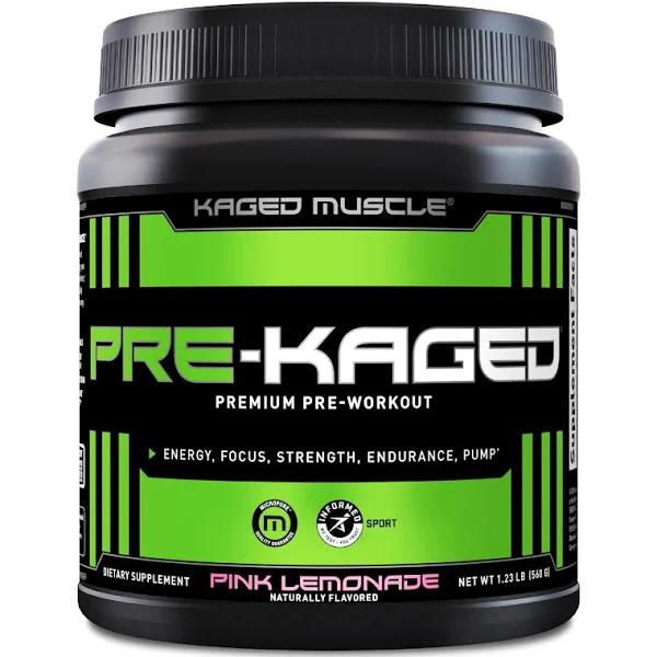 Kaged Muscle, Pre-kaged, Pre-Workout, Pink Lemonade