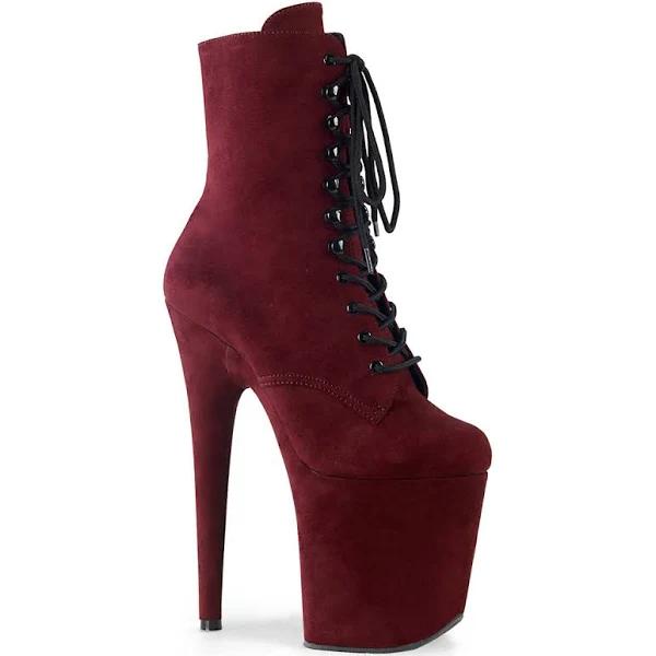 FLAMINGO-1020FS - Burgundy Faux Suede/Burgundy Faux Suede 11