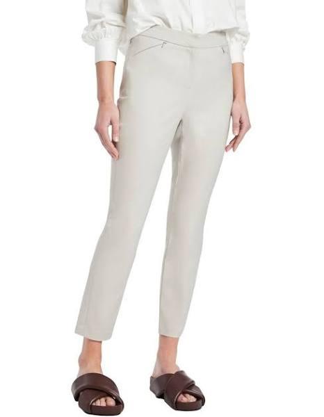 David Lawrence Sarah Compact Cotton Pant in Grey 10