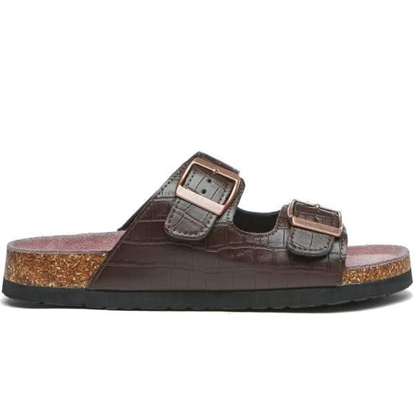 TARRAMARRA Embossed Summer Beach Unisex Slip-On Oliver Sandal Slides