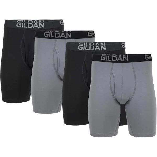 Gildan Men's Underwear Cotton Stretch Boxer Briefs, Multipack