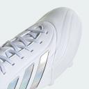 adidas-Copa Pure II League Firm Ground Boots-Unisex-Cloud White / Cloud White / Silver Metallic-M 6 / W 7