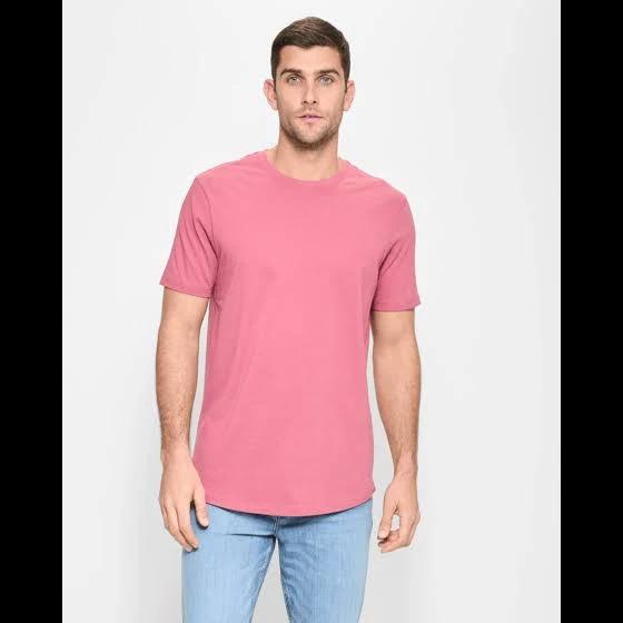 Australian Cotton Curved Hem T-Shirt