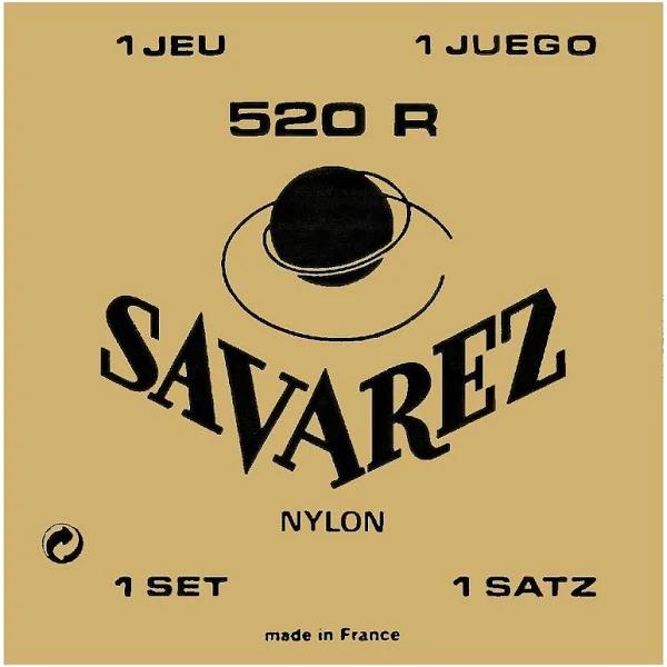 Savarez 520R Traditional Classical Guitar Strings - High Tension