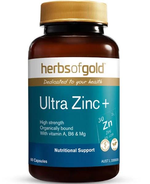 Herbs of Gold - Ultra Zinc+ (60 Capsules)