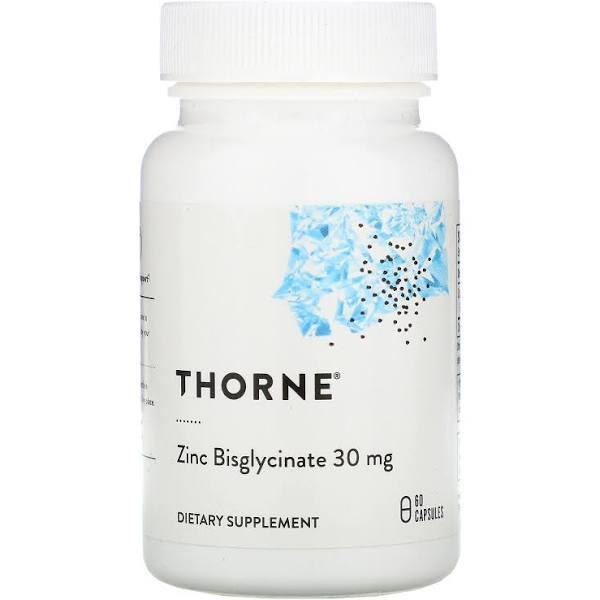 Thorne Research - Zinc Bisglycinate 30 MG - 60 Capsules