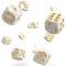 Oakie DOAKIE Dice D6 16 mm Marble - White (12)