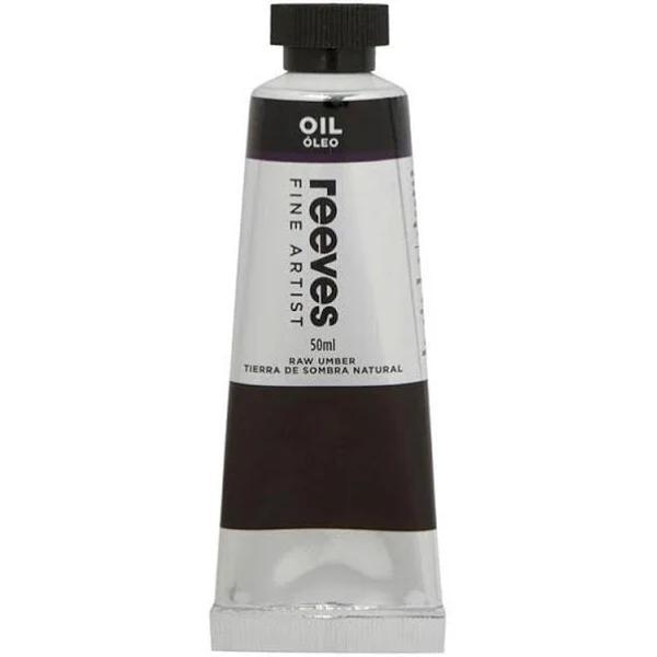 Reeves Fine Artist Oil Paints 50ml Raw Umber