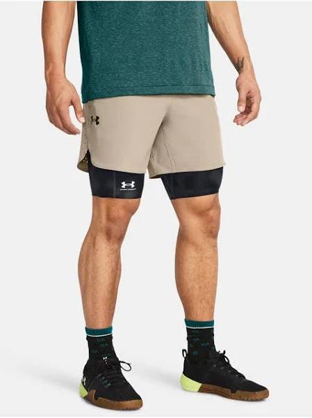 Under Armour Peak Woven Shorts Green S Man 1376782-203-SM