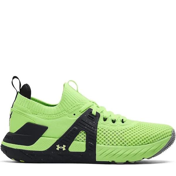 Under Armour Mens Project Rock 4 Training Shoes - Green - Size UK 7.5