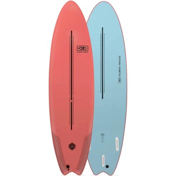 Ocean & Earth Ezi-Rider 7'0 Softboard Coral