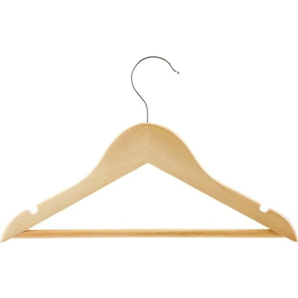 House & Home Kids Wooden Hangers - 5 Pack