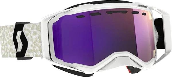 Scott Prospect White/Black Snow Goggles, Black-White