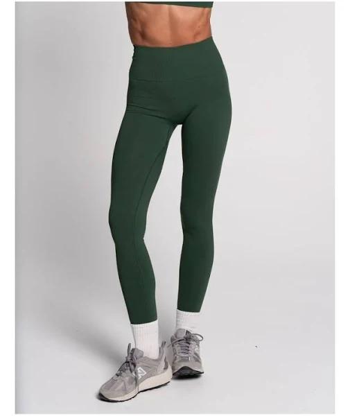 Seamless Legging - Emerald (Invisible Scrunch) XS