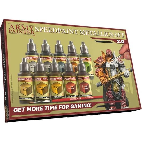 Army Painter Speedpaint Metallics Set 2.0