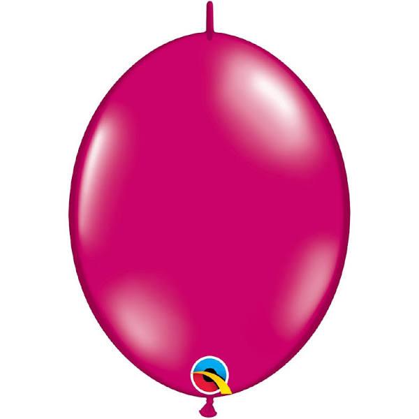 12" Quick Link Jewel Magenta Latex Balloons x 50