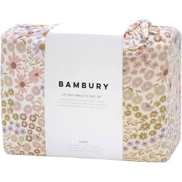 Bambury Millie Flannelette Sheet Set - Double