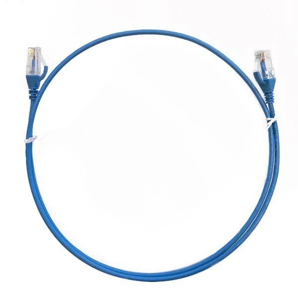 4Cabling 0.25m Cat 6 Ultra Thin LSZH Ethernet Network Cable - Blue