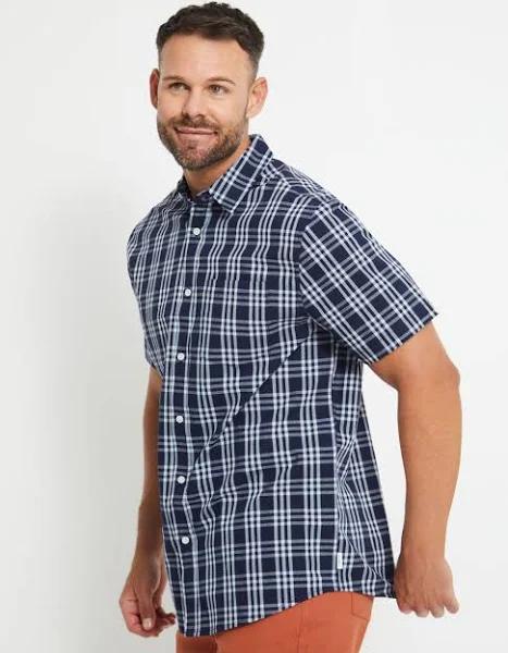 Rivers - Mens Tops - SS Check Shirt Cotton