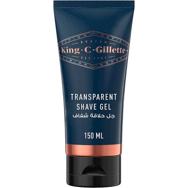 King C Gillette Transparent Shave Gel 150ml x 6 Pack