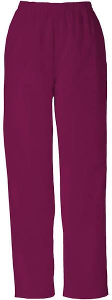 Cherokee Workwear 4001 Pant Natural Rise Tapered Leg Pull-On Pant Wine