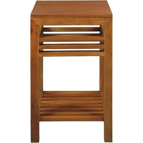 Holland Lamp Table (Light Pecan)