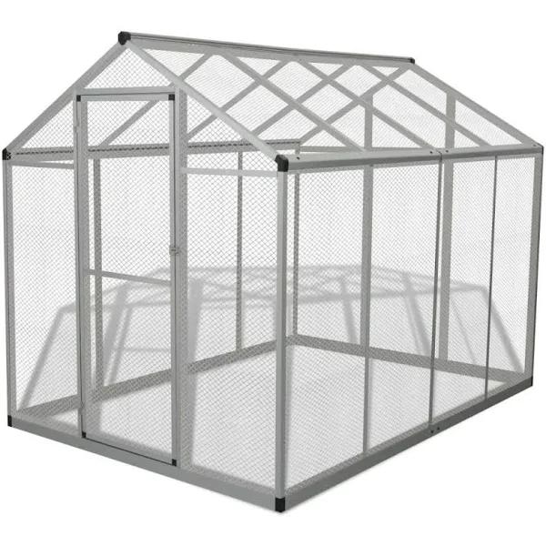 Outdoor Aviary Aluminium 178x242x192 cm