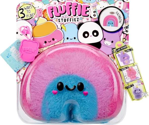 Fluffie Stuffiez Series 1 25cm Plush Kids Soft Stuffed Toy Rainbow Small 4+