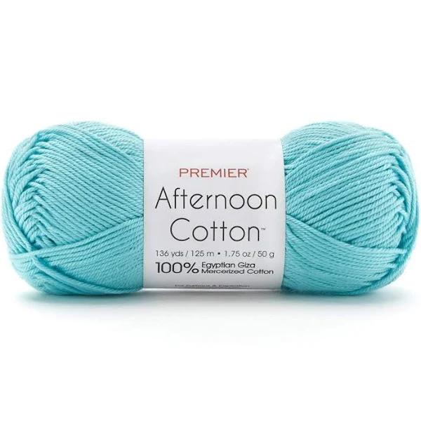 Premier Yarns Afternoon Cotton Yarn - Pale Teal 50g