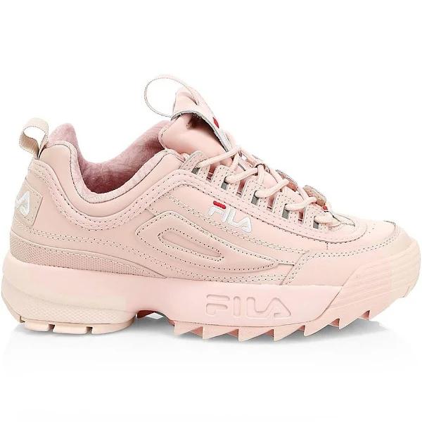 Fila Women's Disruptor II Premium Sneakers - Pink - Size 9.5