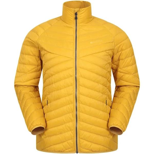 Mountain Warehouse Mens Stoke Extreme Down Padded Jacket Yellow S