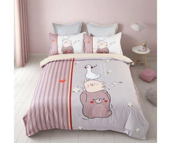 Duck Kids Quilt/Doona/Duvet Cover Set - Single Size