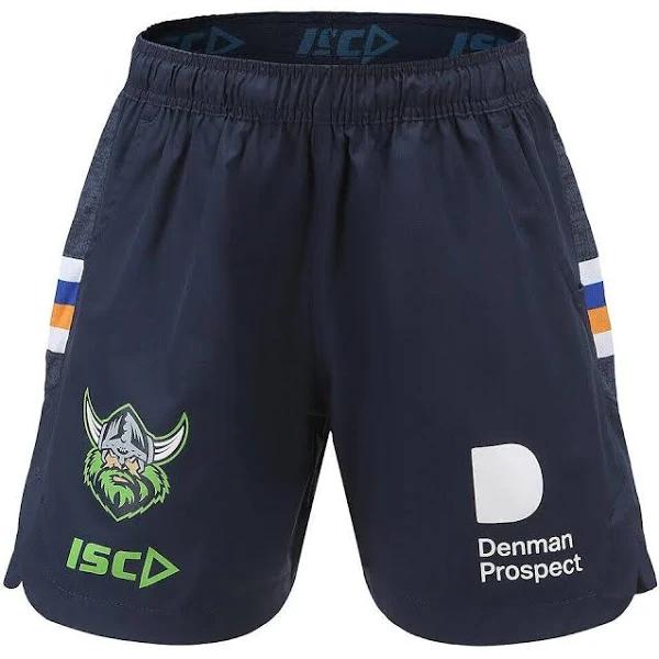 NRL 2023 Training Shorts - Canberra Raiders - Adult - Navy - Rugby League - ISC