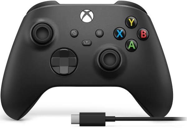 Xbox Core Wireless Controller + USB-C Cable Carbon Black