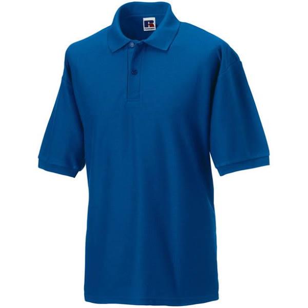 Jerzees Russell Mens Classic Short Sleeve Polycotton Polo Shirt Bright Royal 2XL