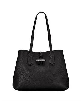 David Jones Longchamp Roseau Essential Shoulder Bag in Black