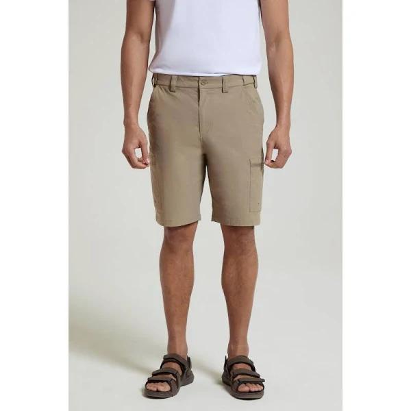 Mountain Warehouse Mens Trek Cargo Shorts (Dark Beige) (42R)