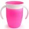 Munchkin 7oz Miracle 360o Trainer Cup With Spoutless Design - Pink