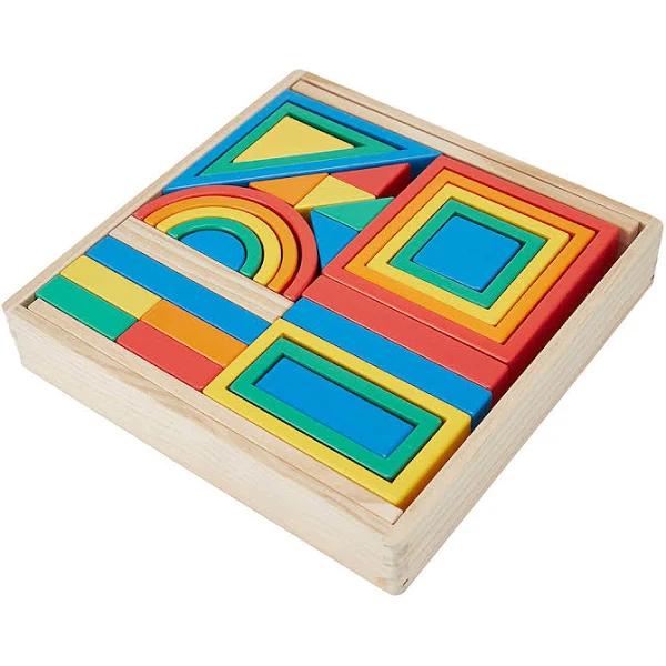 Kmart Wooden Geometric Block Set