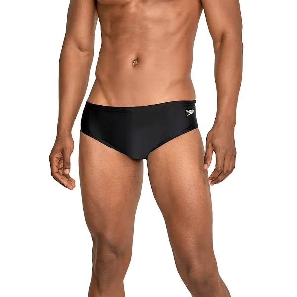 Speedo The One Men's Brief Swimsuit - Black 26 | Polyester/Pbt - Swimoutlet.com