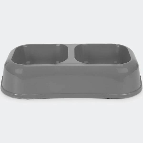 Kmart Pet Bowl Twin Plastic