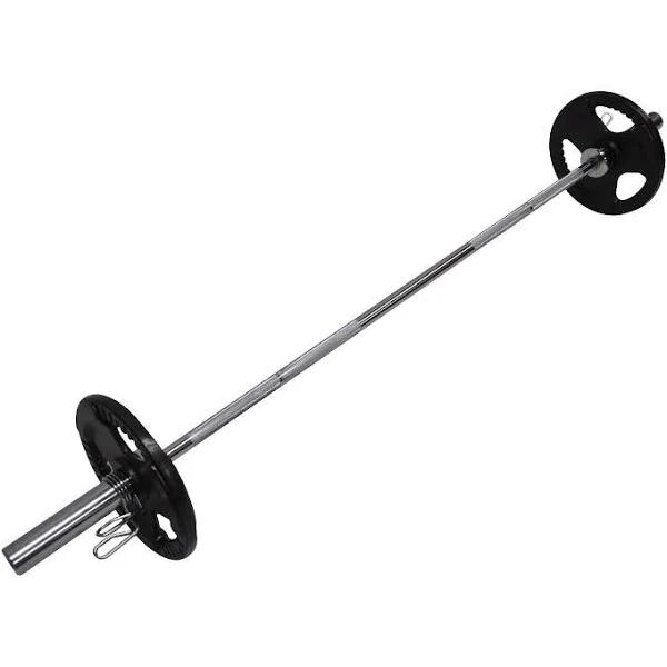 32kg Weight Set 180cm Olympic Barbell Bar 20kg Weight Plate Free