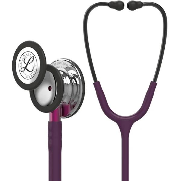 3M Littmann Classic III Stethoscope Mirror Plum Pink Stem