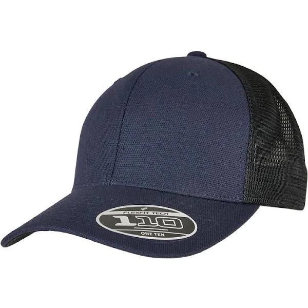 Flexfit 110 Structured Canvas Trucker Cap Blue Man