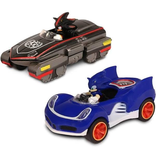 NKOK Sonic Transformed All-Stars Racing Pull Back Action: Shadow and S