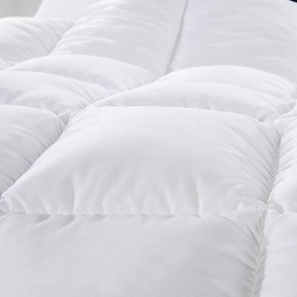 Royal Comfort 500GSM Wool Blend Quilt Premium Hotel Grade With 100% Cotton Cover - Queen - White