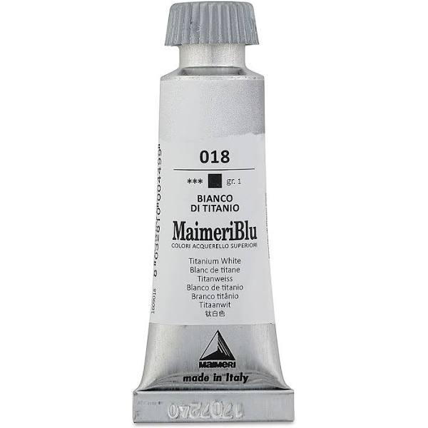 Maimeri Blu Watercolour Paint 12ml Titanium White