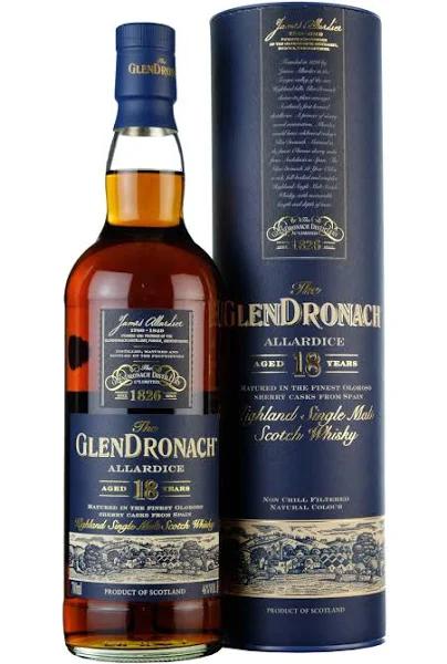 Glendronach Allardice 18 Year Old Single Malt Scotch Whisky 700ml