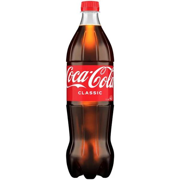 Coca-Cola Classic Soft Drink Bottle 1L