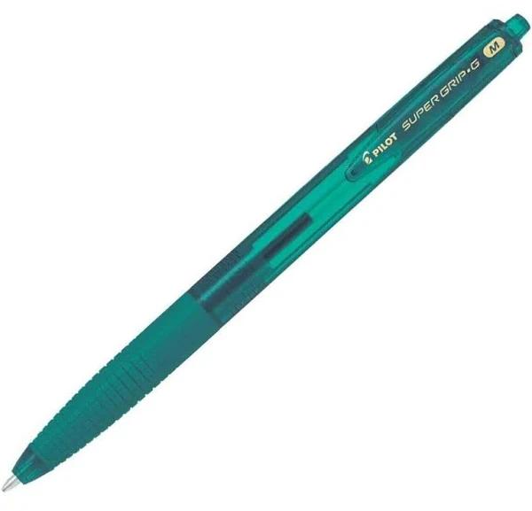 Pilot Super Grip G Retractable Ballpoint Pen Neon - Single / Peacock Green